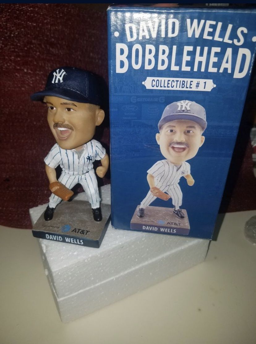 NYY David Wells bobble Head Collectible