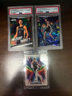Victor Wembanyama PSA Graded Card Lot of 3