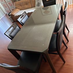 Dark Wood Table And Chair
