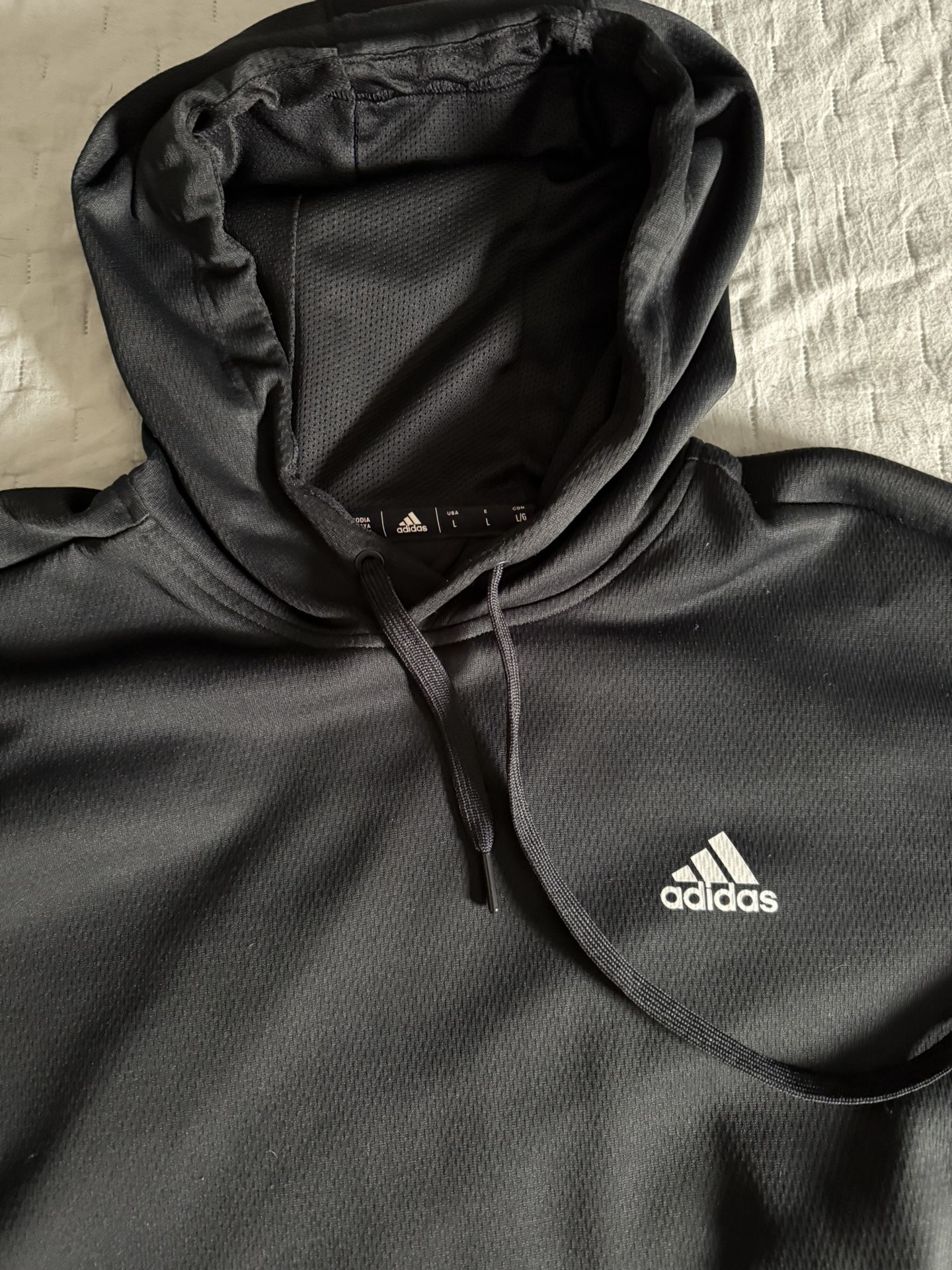adidas hoodie sweatshirt- Size L