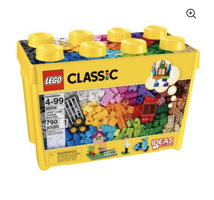 LEGO Classic Large Creative Brick Box 10698 Building Toy (790 pcs)