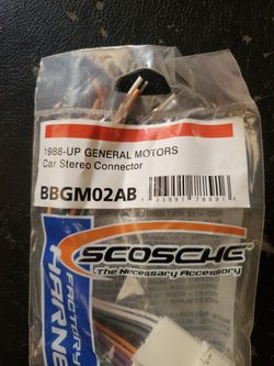 1988 in UP general motor car stereo connector