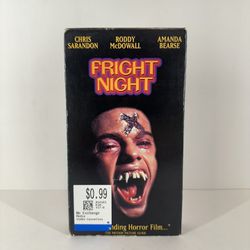 Fright Night (VHS, 1996) Chris Sarandon Roddy McDowall Columbia Pictures Tristar
