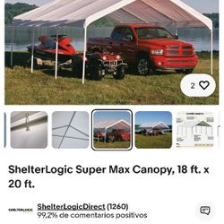 SUPER MAX CANOPY 18'×20'fts. NEW IN ORIGINAL BOX 