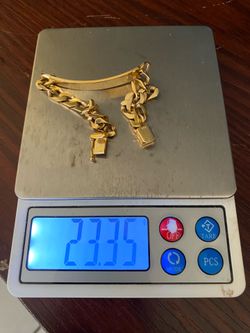 14k solid gold men ID bracelet 8 inches pick up only!!