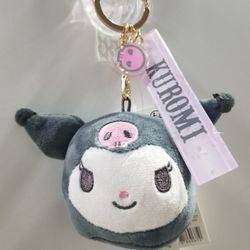 Sanrio Kuromi Plush Keychain 
