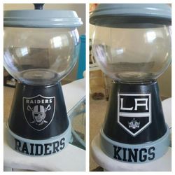 Sports team gumball jars