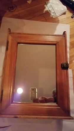 Antique medicine cabinet