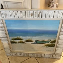 Pretty Beach Oil Painting