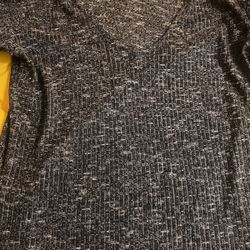 Gray Blouse Size Large