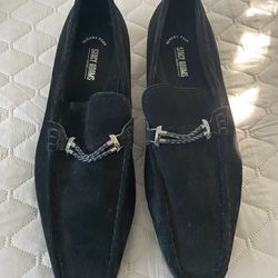 New Stacey Adam black suede dress shoes