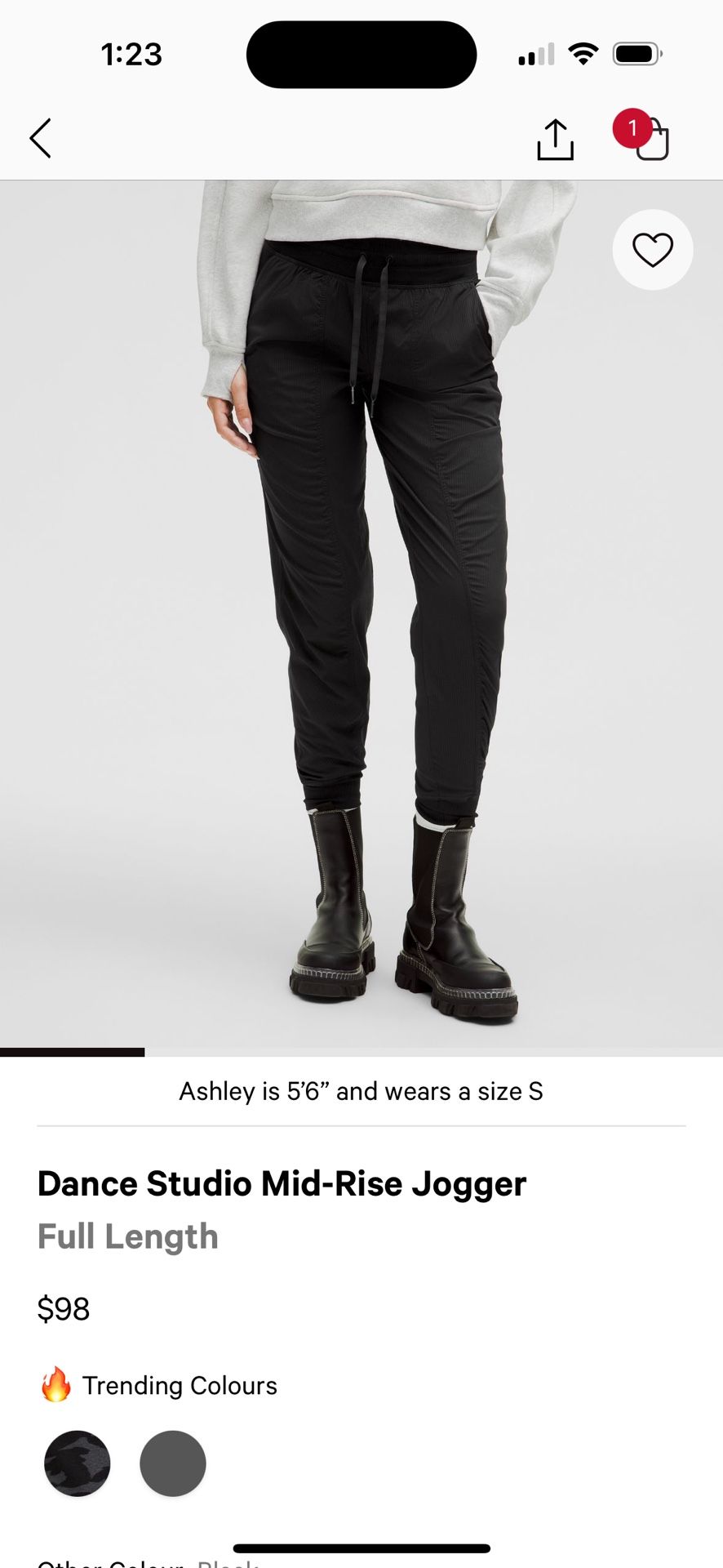 lululemon dance studio jogger (size 4)