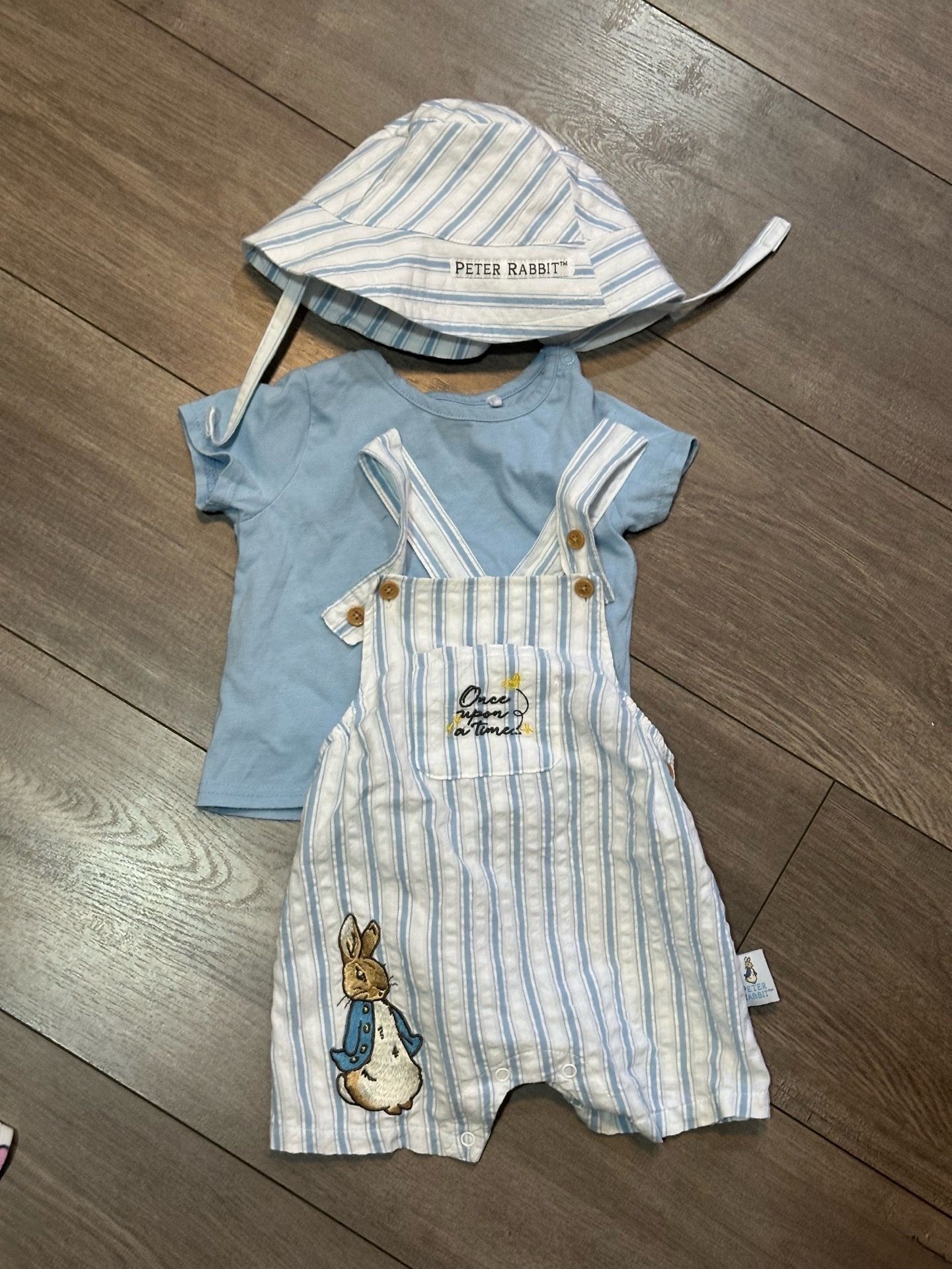 Peter Rabbit boy outfit with hat 12 months