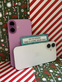 Apple iPhone 16 5G - Pay $5 DOWN AVAILABLE - NO CREDIT NEEDED
