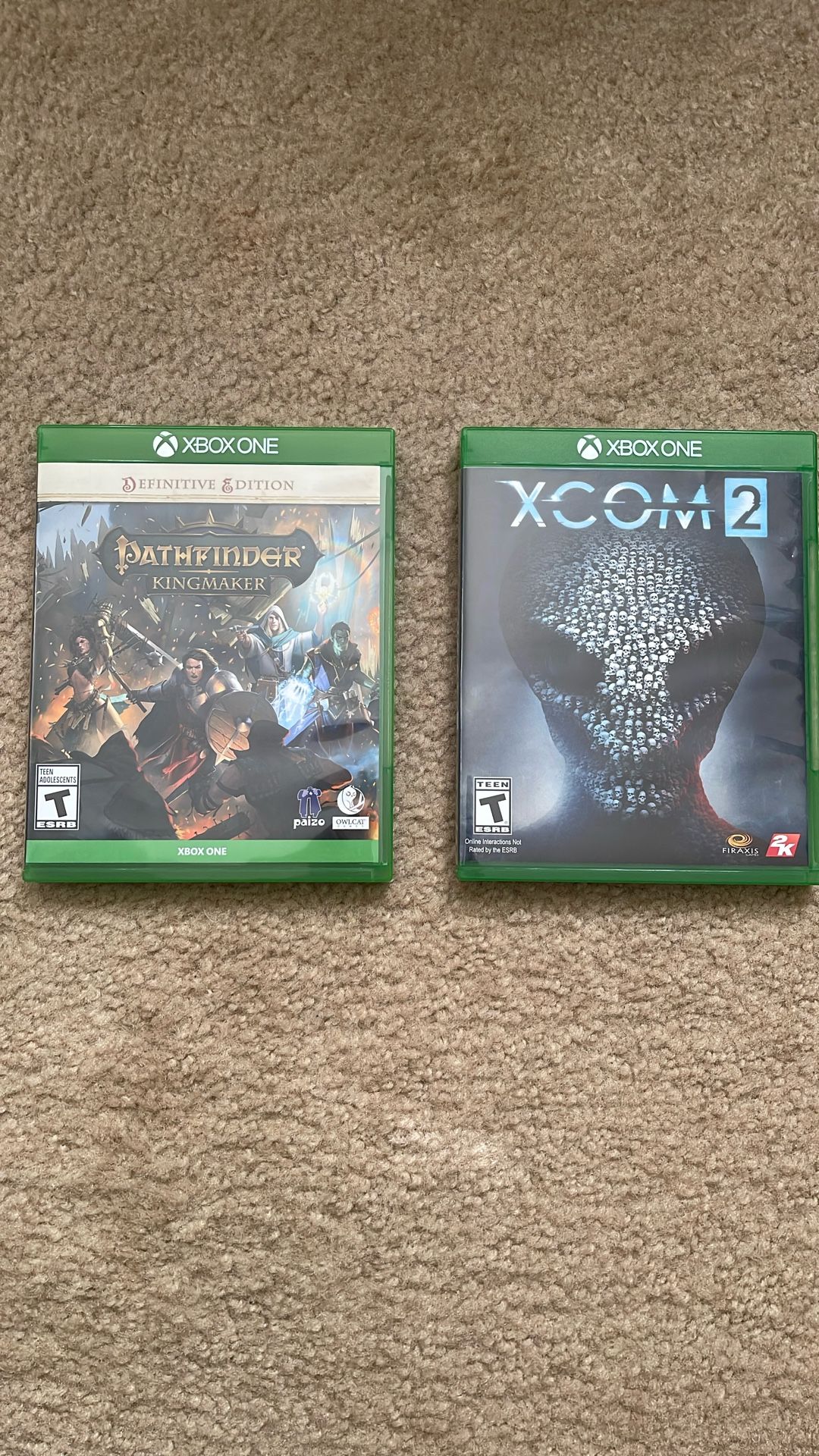 Pathfinder Kingmaker and Xcom 2 - Xbox One