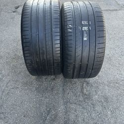 2. Tires.  325. 35. 22.  Michelin Pilot Sport 