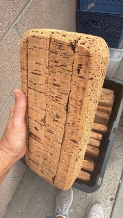 Natural Cork Blocks For Orchids , Mounting Plants