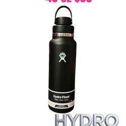 HYDRO FLASK BLACK AND WHITE 40 0z 💖💖FIRM PRICE 