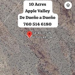 10 Acres En Apple Valley De Venta Land For Sale De Dueño A Dueño 