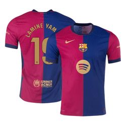 NIKE LAMINE YAMAL FC BARCELONA HOME JERSEY 2024/25 Size Large