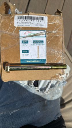 1/2-13x5" Hex Head Bolts