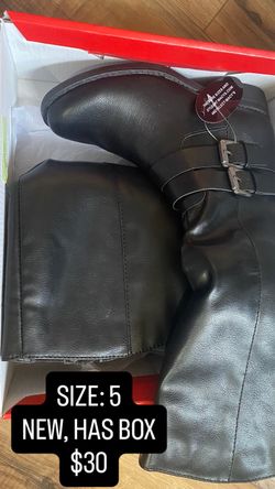 Womens Maliaa Faux Leather Riding Knee-High Boots