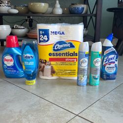 Persil, Charmin, Dawn, Lysol, Glade