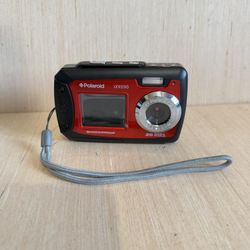 Polaroid iXX090-20MP Water/Shockproof Digital Camera Red New Condition w/SDCard 