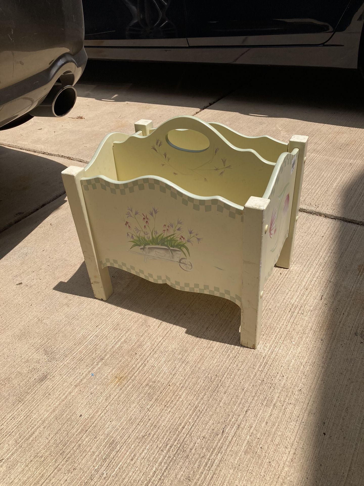 Wooden Storage Basket