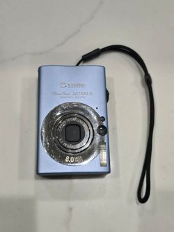 Canon PowerShot SD1100 IS 8.0MP Digital ELPH Camera Blue 3X Zoom