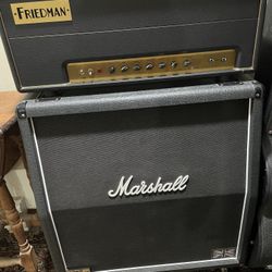 Friedman 100 W Head W/Marshall 4 x 12 Cab