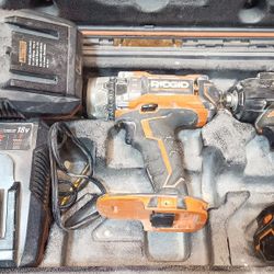 Ridgid Hammer Drill Combo Kit 