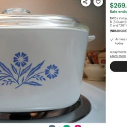 SET TWO 3 QUART CORNINGWARE COLLECTOR CASSEROLE BOWLS DISHES! ONE WITH LID.  SPICE SHAKER WITH WOODEN DISPLAY VINTAGE COLLECTOR JAPAN