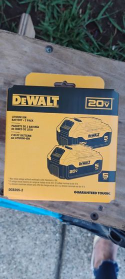 2 DeWalt 20v Batteries