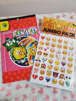 Reward Emoji Stars Sticker Pack Sheets
