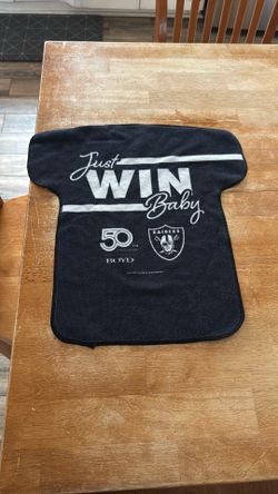 Raiders Just Win Baby Towel