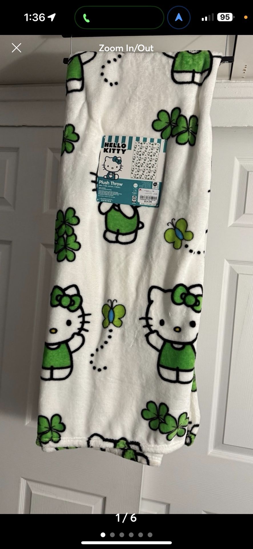 Hello Kitty Throw Blanket