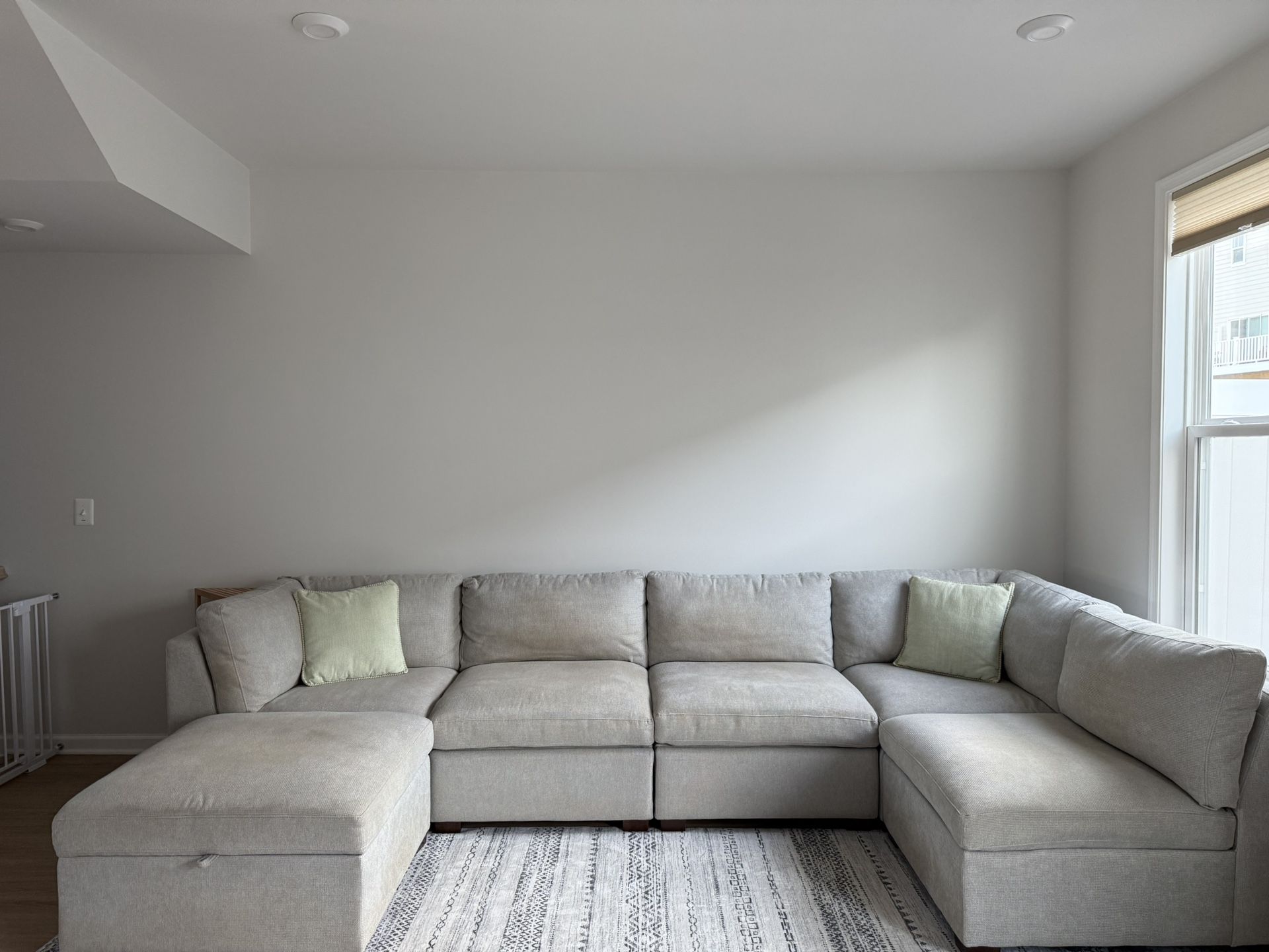 Costco 6 Piece Modular Sofa & Storage Ottoman