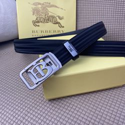 Burberry Men’s Belt New With Box As Gift 
