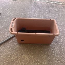  Reduced 1 Garden , Vegetable Boxes On Wheels Set Of  1 Left Reduced  $10 Firm