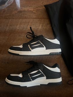 Amiri Skel Low-Top Sneakers Black White brand new size 8 no box