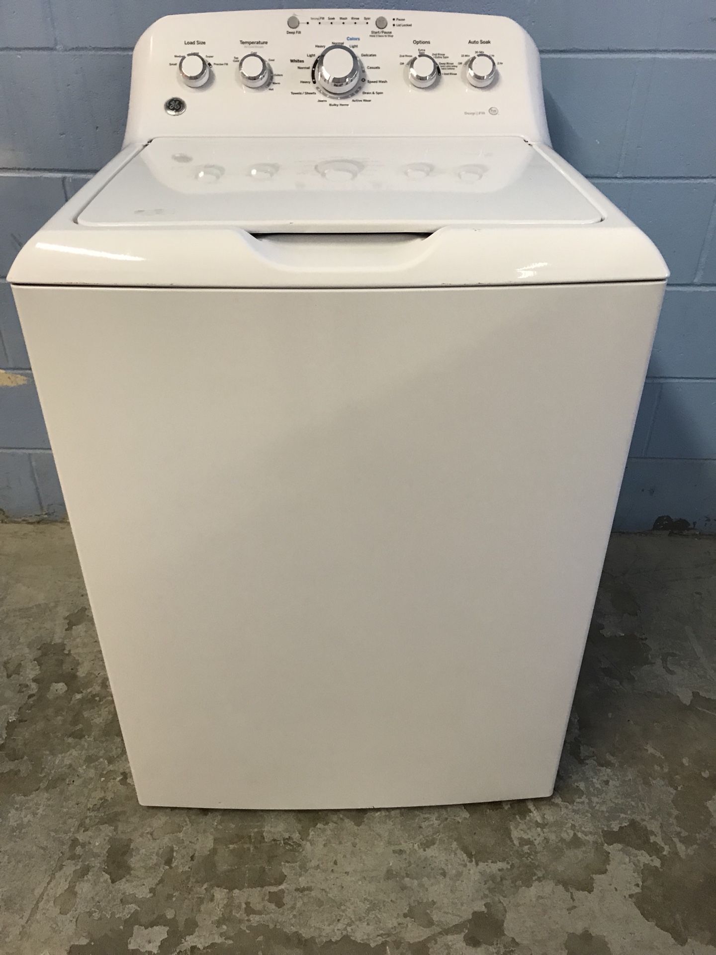 NEW GE Washer Scratch And Dent