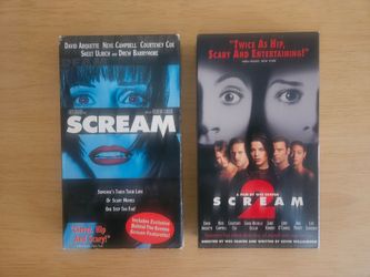 Antique Scream VHS Horror Movie Lot