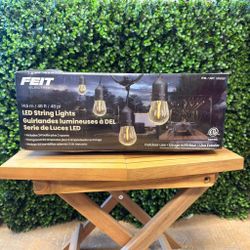 LED string lights 48ft with 48 lights solar