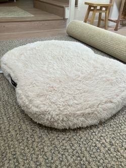 Large Fuzzy Dog Bed
