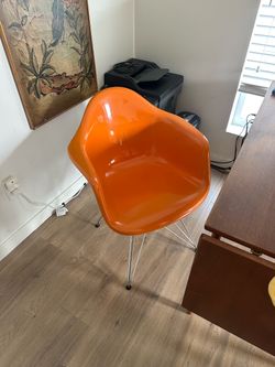 Orange Eames Chair