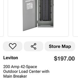 Leviton 15 X 43 Outdoor Main Breaker Load Center Brand New (Price Is Firm)
