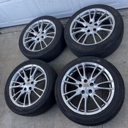 4 — 245/45r18 235/45r18 5x114.3 5x4.5 Stock Infiniti G35 G37 Q50 Acura RSX TSX Tl Civic Accord  Camry Crv Wheels Rims Good Treads Tires!