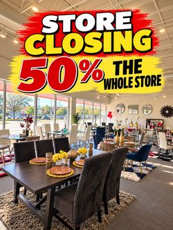 50% ( STORE CLOSING )