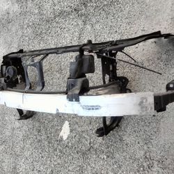 2003-2009 Mercedes CLK Series Complete Front Bumper Reinforcement Bar With All The Accessories OEM.